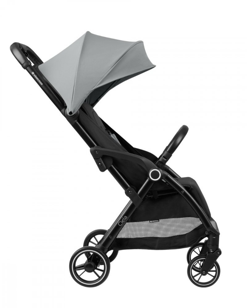 Carucior cu pliere automata KikkaBoo pana la 22kg Ciela Gri – imaginea 3
