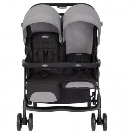 Carucior gemeni Graco DuoRider Steeple Gray – imaginea 2