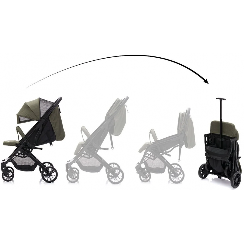 Carucior sport Elite Styler Fillikid olive – imaginea 4