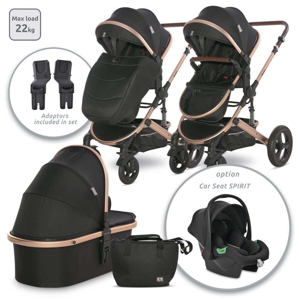 Carucior transformabil Boston pana la 22 kg Black – imaginea 5
