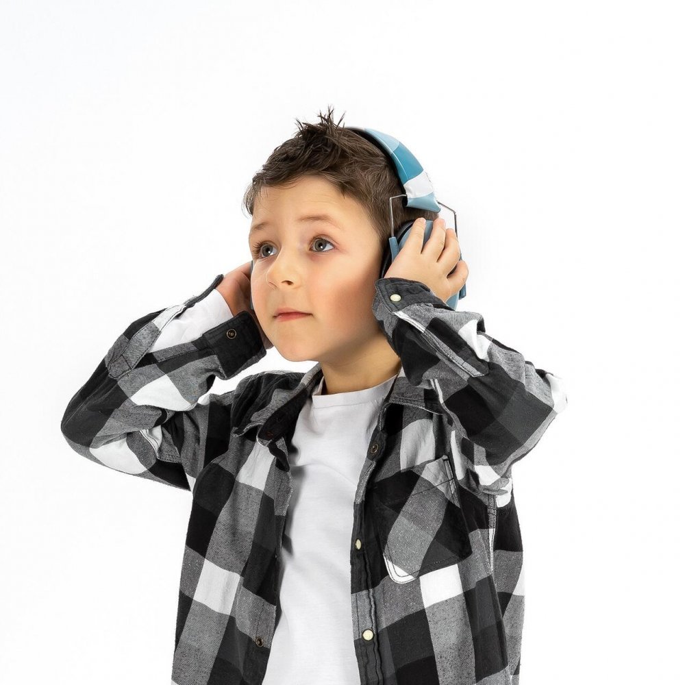 Casti antifonice pentru copii Reer SNR 27 SilentGuard Kids albastru – imaginea 5