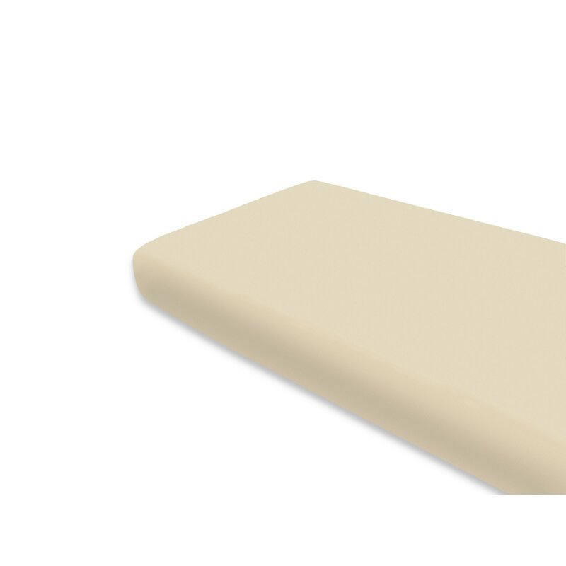 Cearceaf cu elastic MimiNu jerse 160×80 cm nugat – imaginea 3