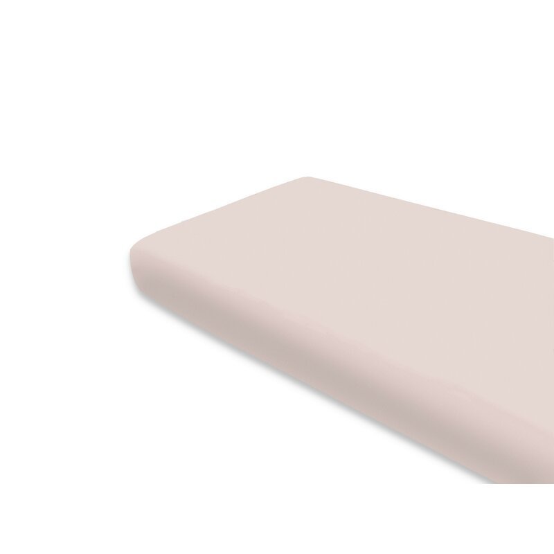 Cearceaf cu elastic MimiNu jerse 160×80 cm powder pink – imaginea 3