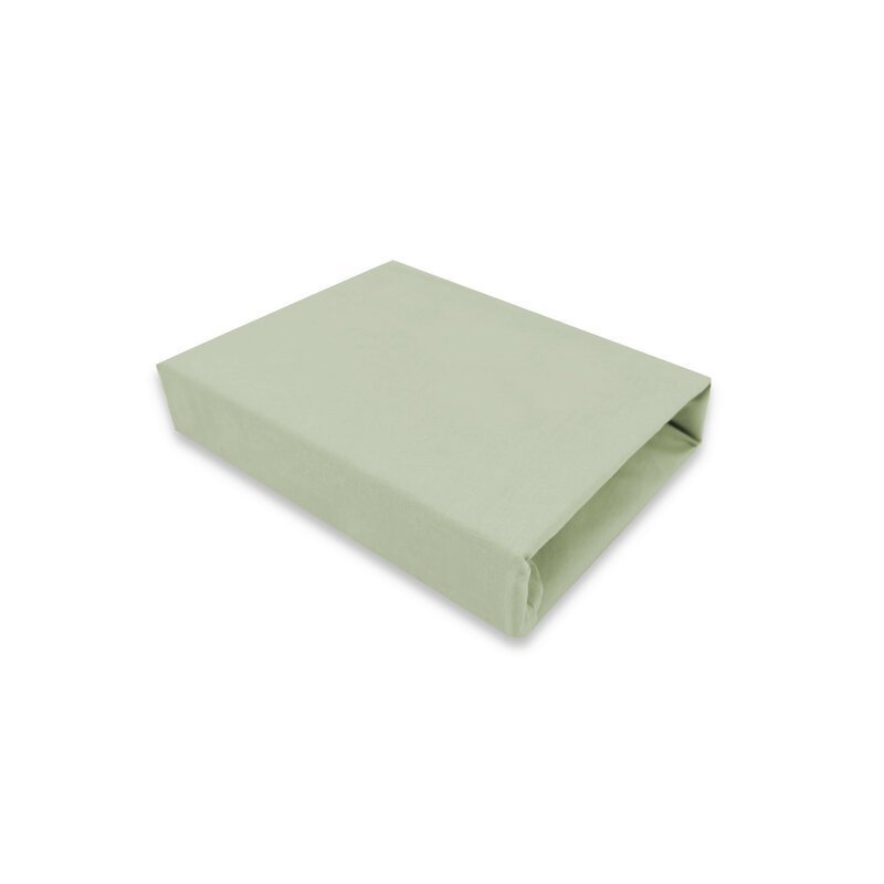 Cearceaf cu elastic MimiNu Jerse 140×70 cm olive – imaginea 2