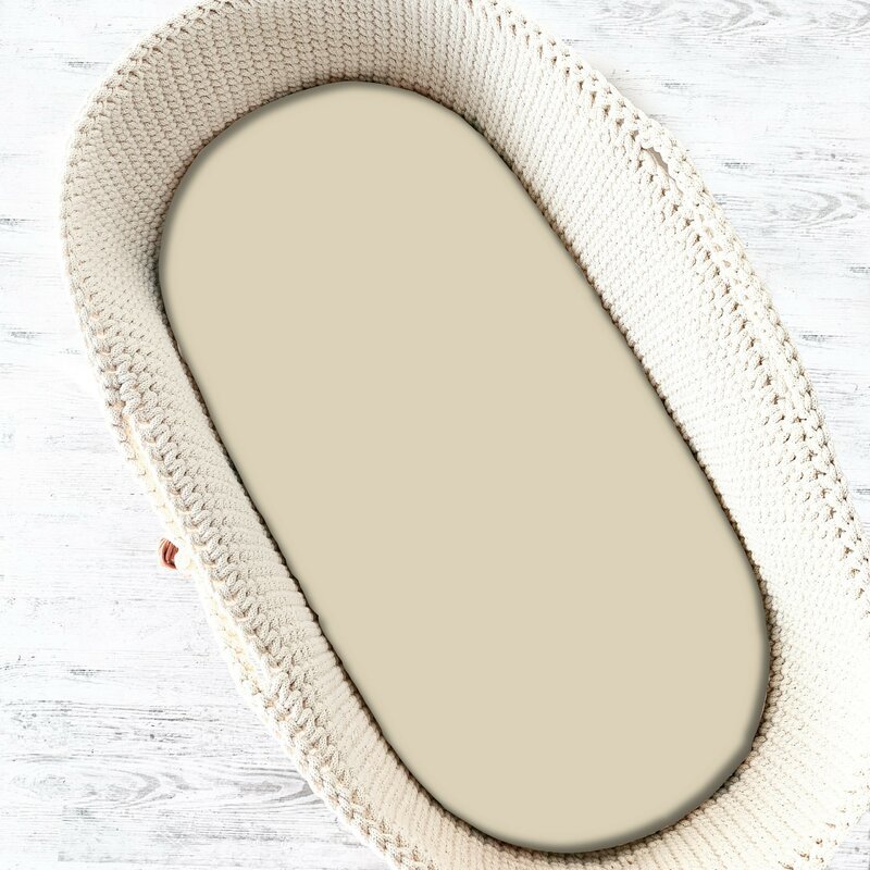 Cearceaf cu elastic MimiNu pentru landou, carucior si cosulet 80×35 cm din jerseu nugat
