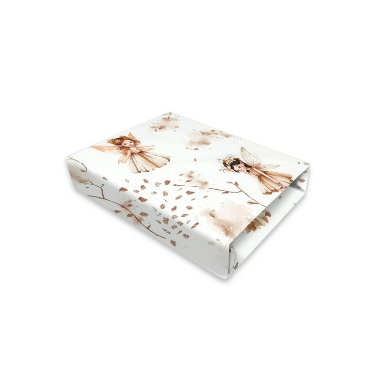 Cearceaf cu elastic MimiNu pentru patut 120×60 cm din bumbac Fairy – imaginea 3