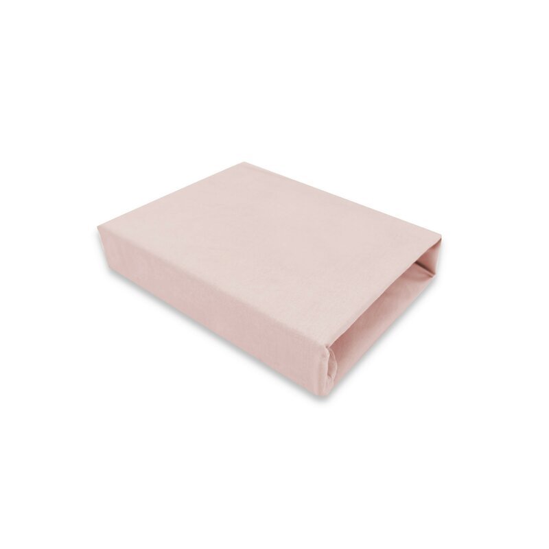 Cearceaf cu elastic MimiNu 90×40 cm din bumbac jersey powder pink
