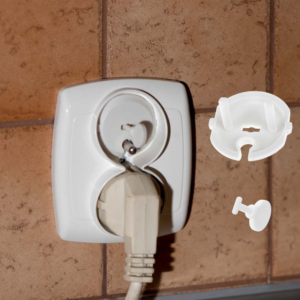 Cheie de securitate pentru priza Alb 2 cm – imaginea 2