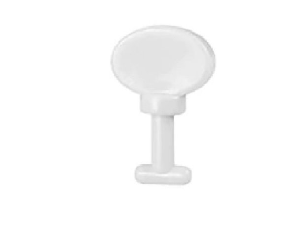 Cheie de securitate pentru priza Alb 2 cm – imaginea 3