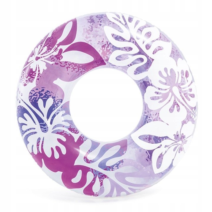 Colac gonflabil pentru inot 91 cm Pink Flowers – imaginea 3