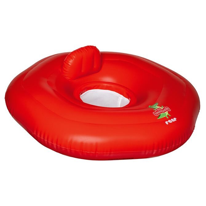 Colac scaun gonflabil de inot pentru bebelusi 6-12 luni rosu Reer MySwimBuddy Swim Seat – imaginea 6