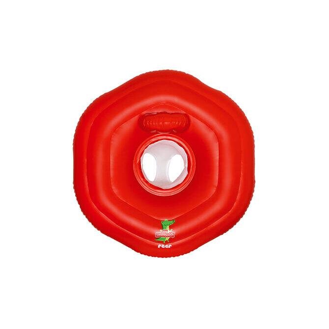 Colac scaun gonflabil de inot pentru bebelusi 6-12 luni rosu Reer MySwimBuddy Swim Seat – imaginea 3