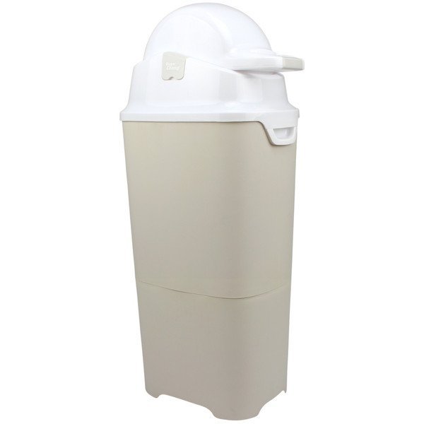 Cos ermetic pentru scutece Diaper Champ capacitate 60 scutece One Maxi Clay Sand – imaginea 6