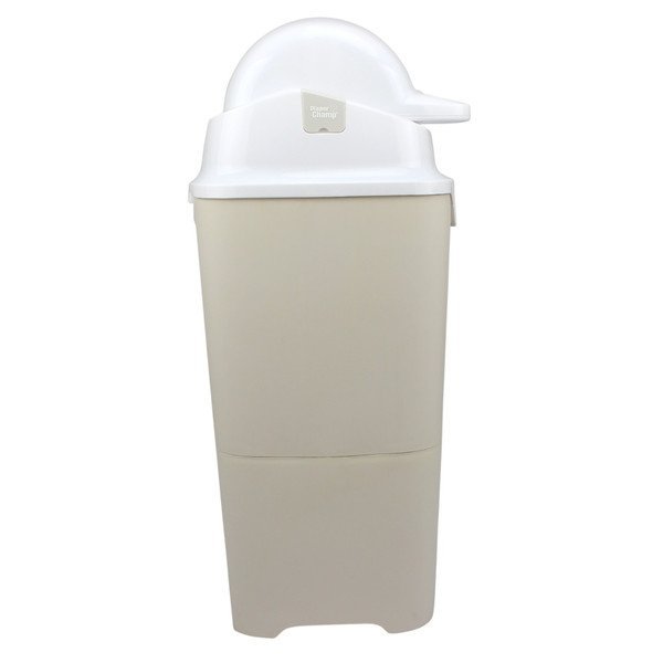 Cos ermetic pentru scutece Diaper Champ capacitate 60 scutece One Maxi Clay Sand – imaginea 2