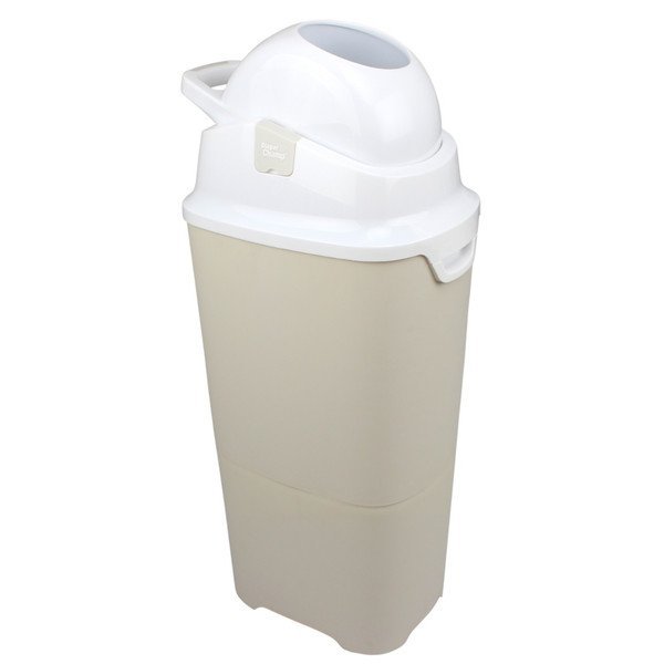 Cos ermetic pentru scutece Diaper Champ capacitate 60 scutece One Maxi Clay Sand – imaginea 3