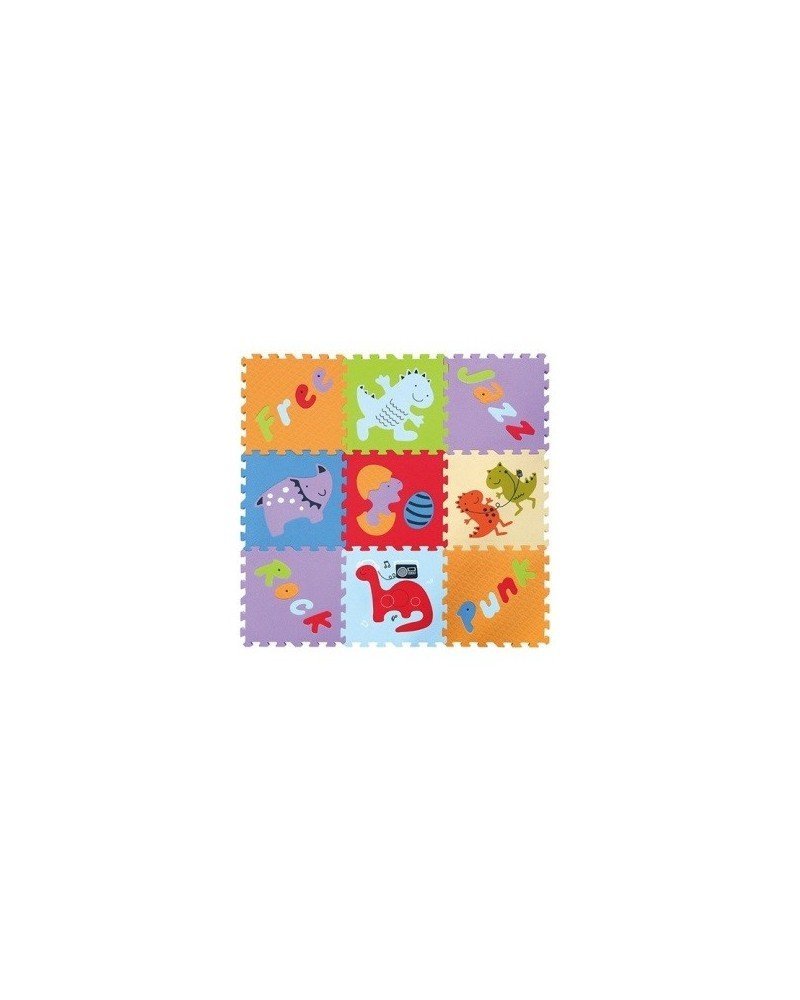 Covoras Puzzle Lumea jucariilor 92×92 cm – imaginea 5