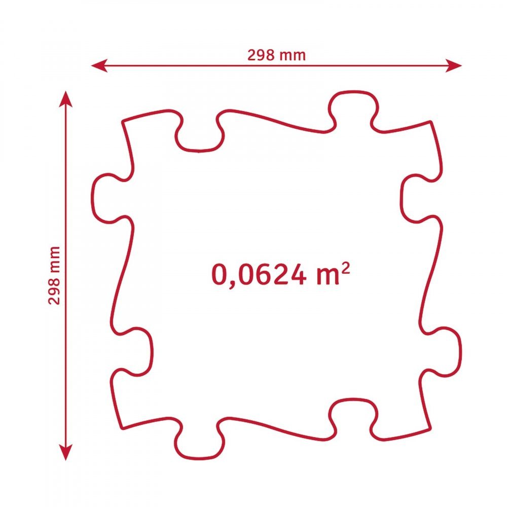 Covoras ortopedic senzorial puzzle Set Pastel Start – imaginea 3