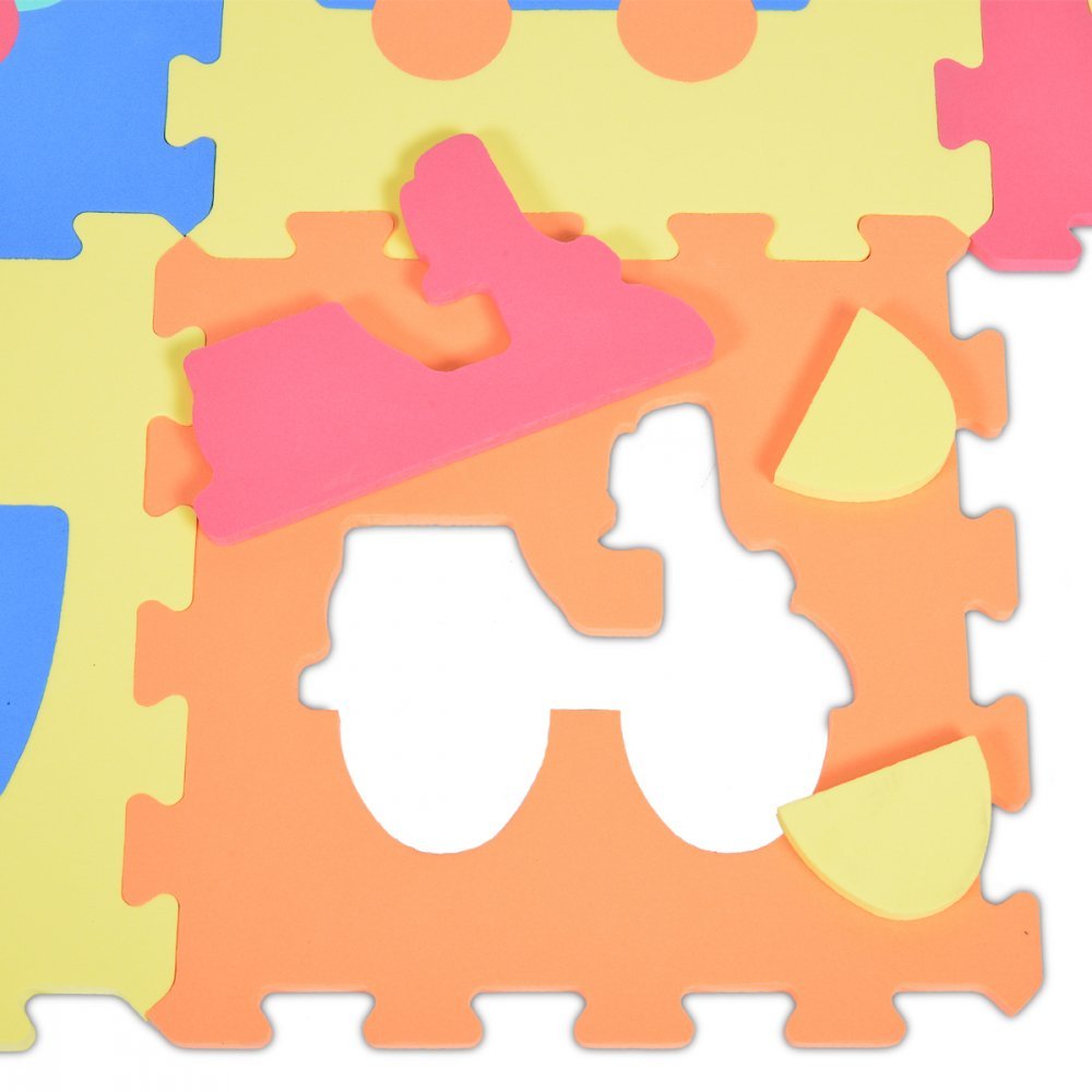Covoras puzzle cu 10 piese din spuma Moni Vehicle – imaginea 2
