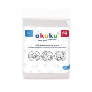 Dischete din bumbac Soft Akuku 60 bucati