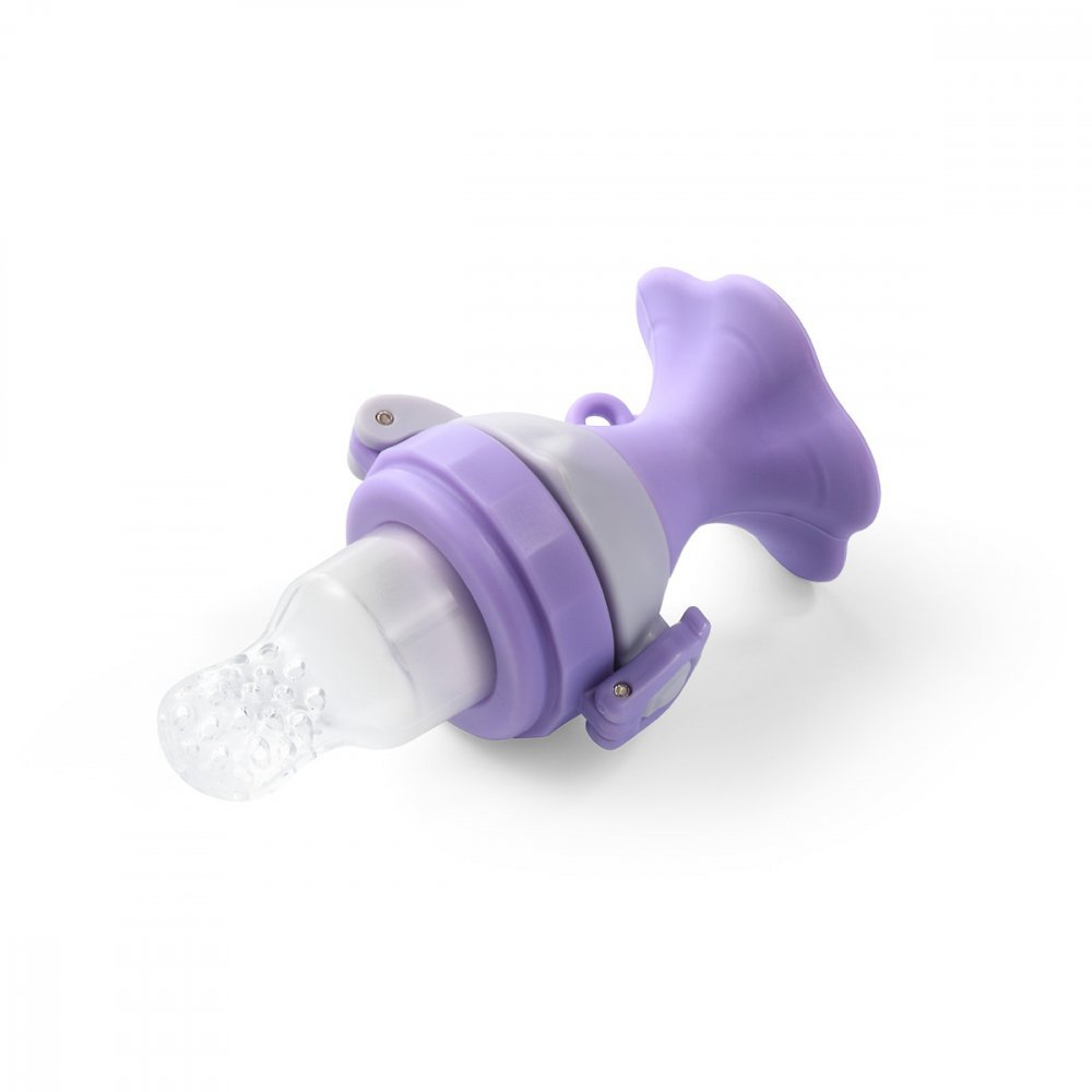 Dispozitiv hranire copii cu rasucire Babyono floare mov – imaginea 2
