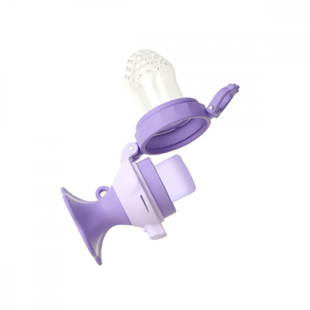 Dispozitiv hranire copii cu rasucire Babyono floare mov – imaginea 3