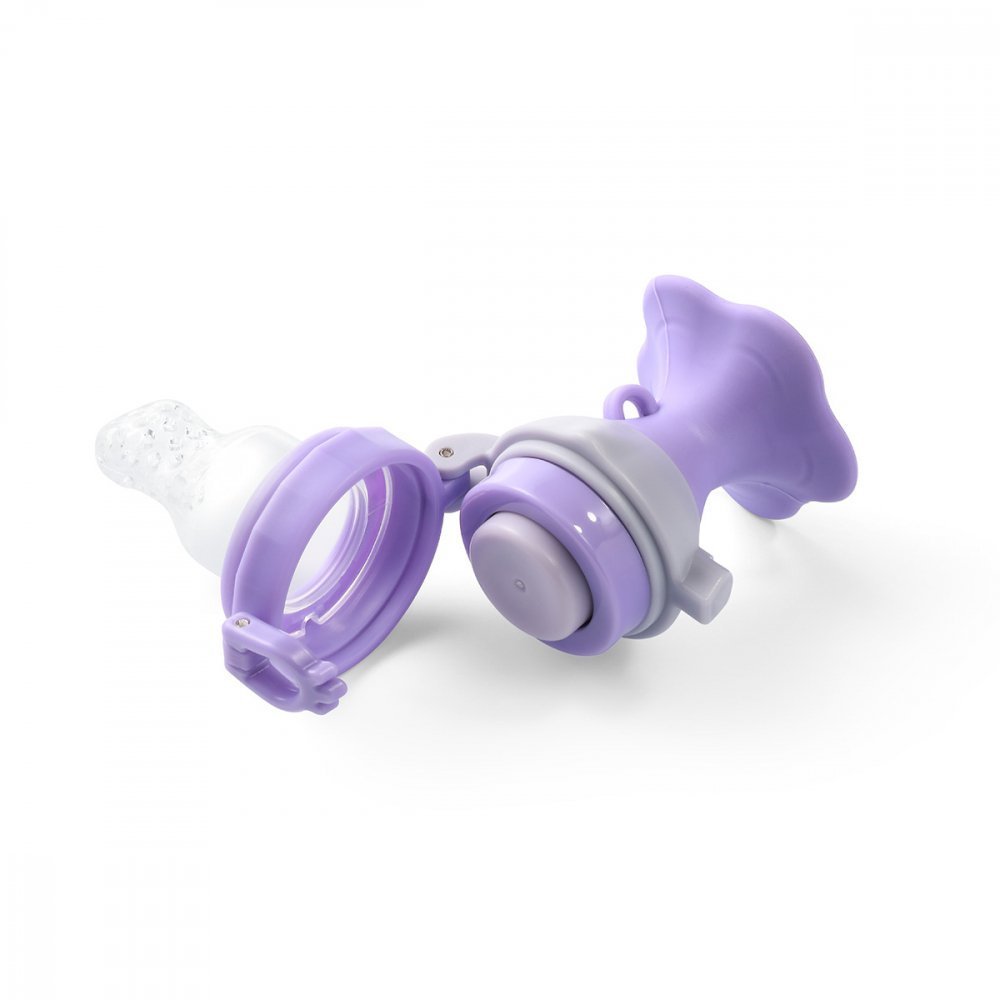 Dispozitiv hranire copii cu rasucire Babyono floare mov – imaginea 4