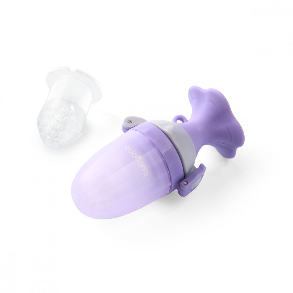 Dispozitiv hranire copii cu rasucire Babyono floare mov – imaginea 5