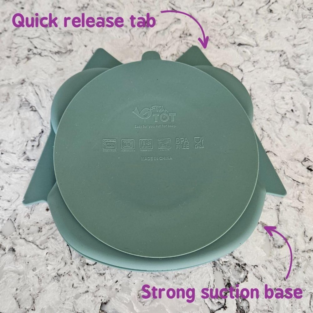 Farfurie diversificare din silicon Bufnita – imaginea 6