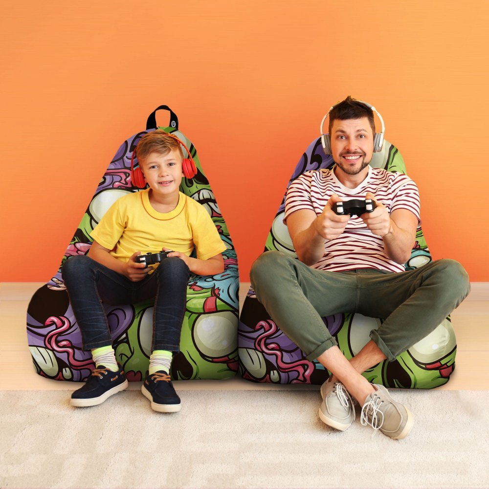 Fotoliu Puf Bean Bag tip Chill XL Zombie – imaginea 4