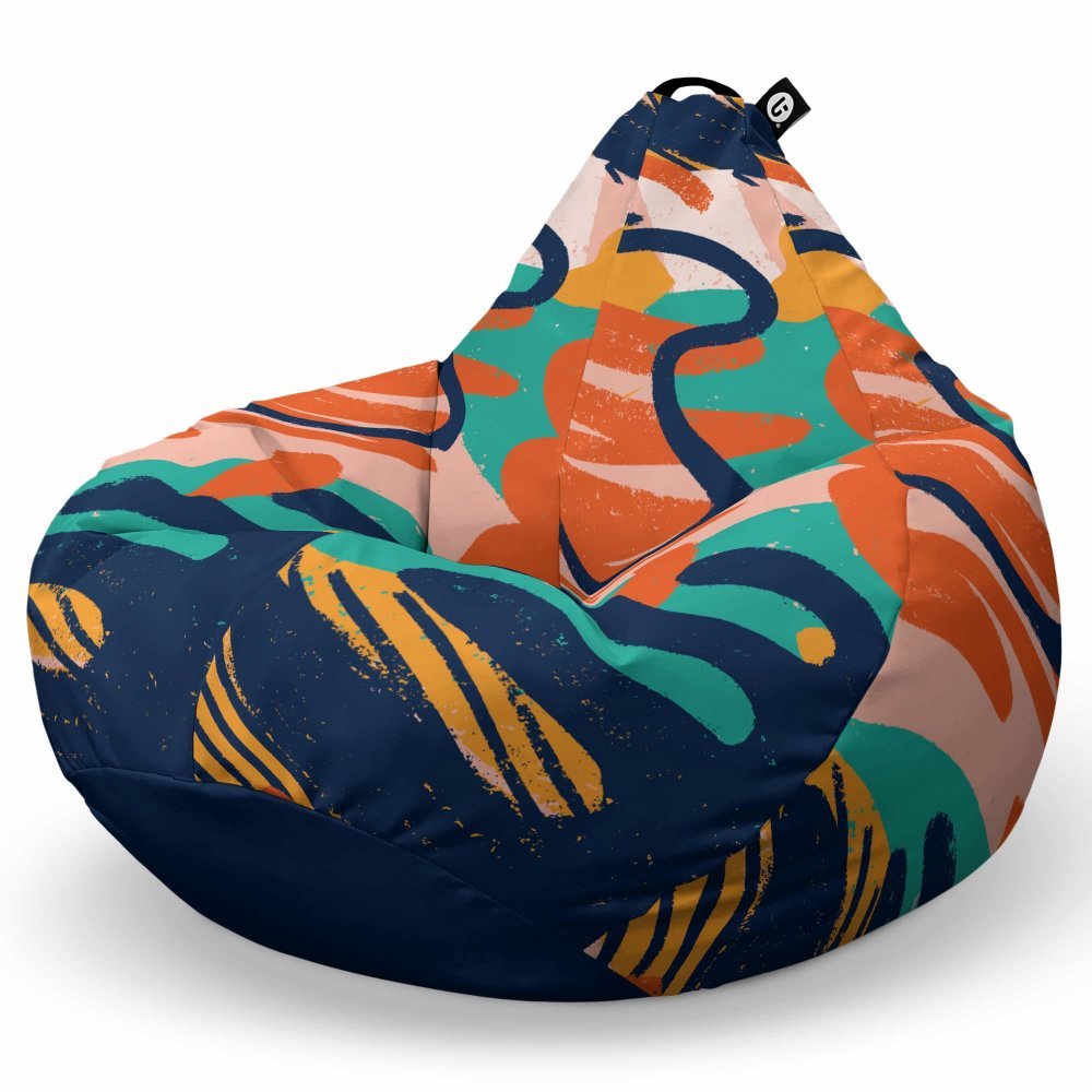 Fotoliu Puf Bean Bag tip Para XL Abstract Paint – imaginea 5