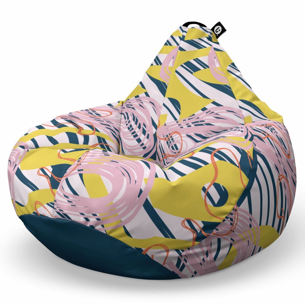 Fotoliu Puf Bean Bag tip Para XL Abstract Spiral – imaginea 5
