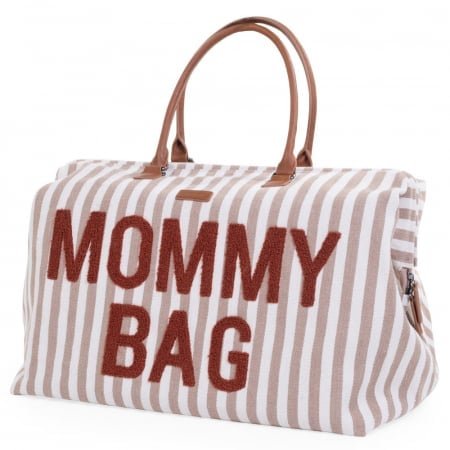 Geanta de infasat Childhome Mommy Bag nude alb – imaginea 2