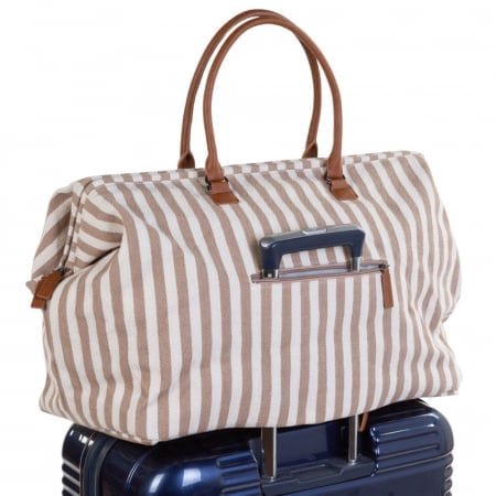 Geanta de infasat Childhome Mommy Bag nude alb – imaginea 3