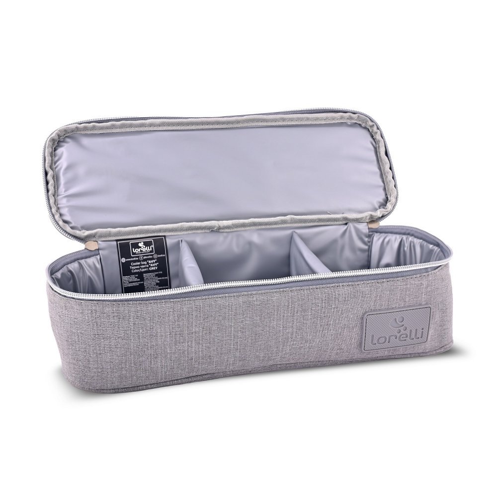 Geanta termica pentru mancare Avy cu 3 compartimente detasabile 33x11x10 cm grey – imaginea 3