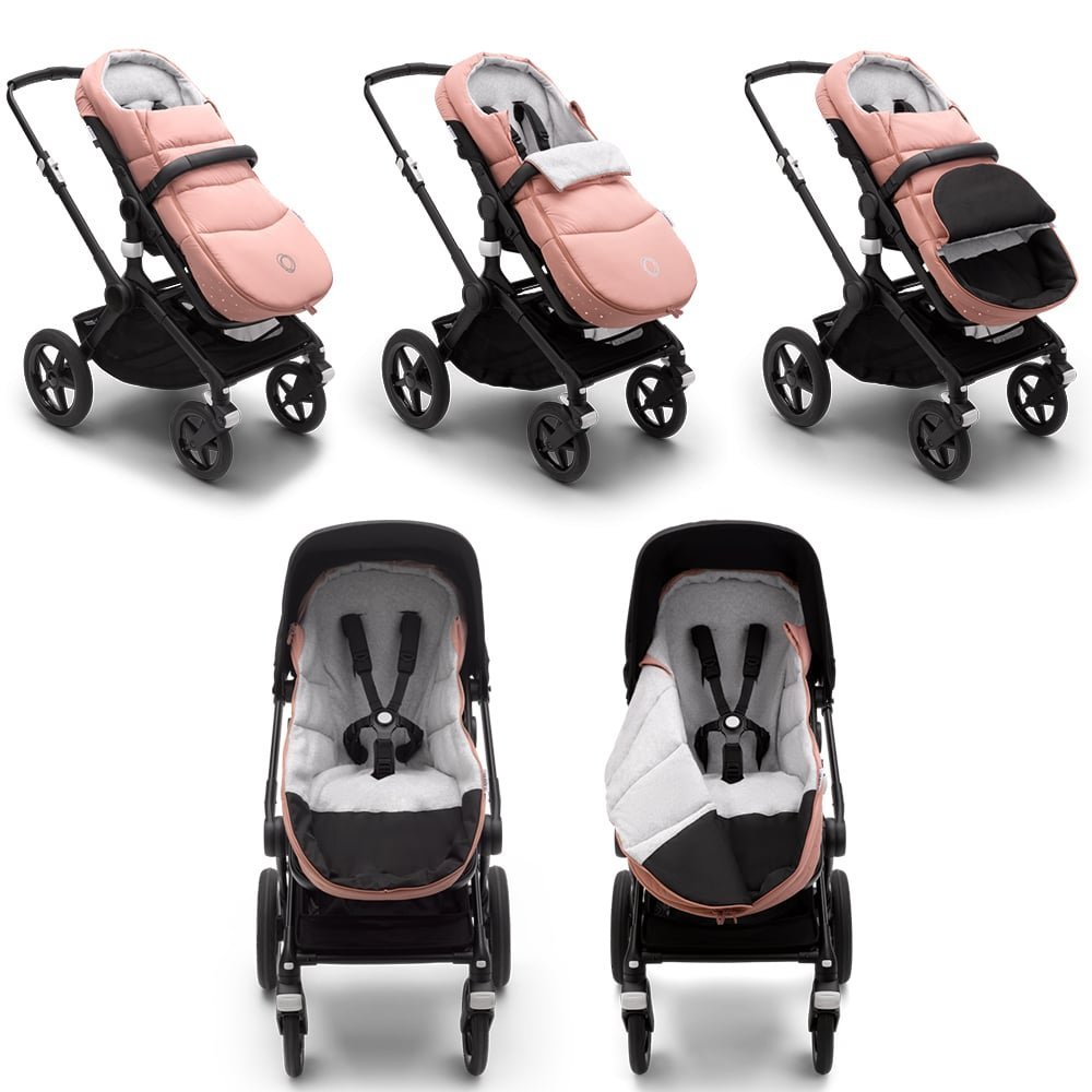 Husa de picioare universala carucior Bugaboo evening pink – imaginea 6
