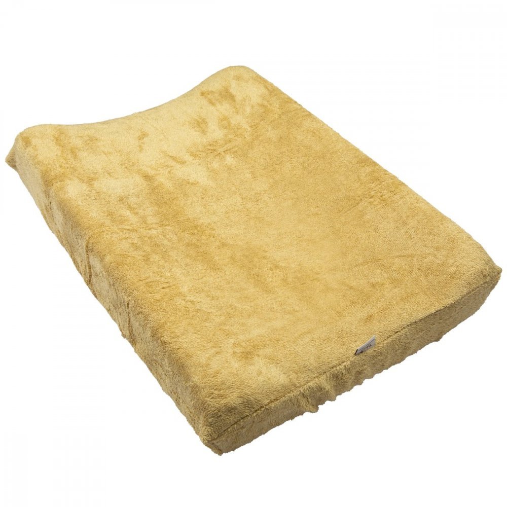 Husa textila bambus pentru salteluta schimbat scutece 76×51 cm Honey Yellow – imaginea 4