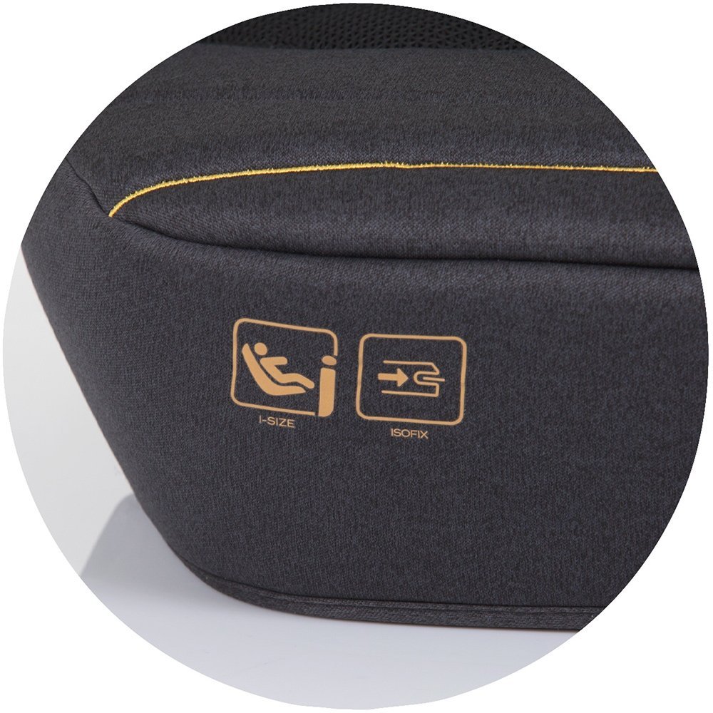 Inaltator auto Chipolino Safy I-Size 125-150 cm obsidian cu sistem isofix – imaginea 4