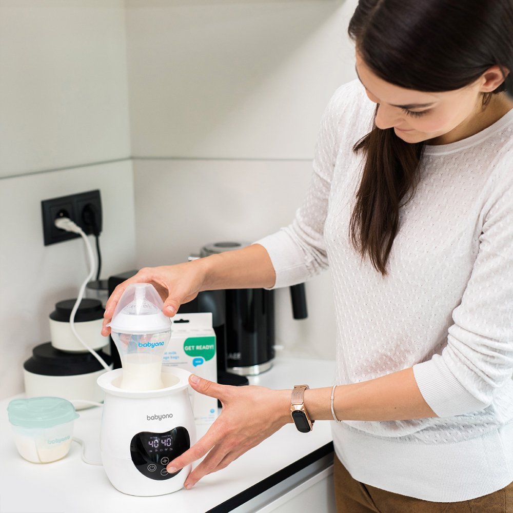 Incalzitor si sterilizator Baby Ono electronic alb – imaginea 7