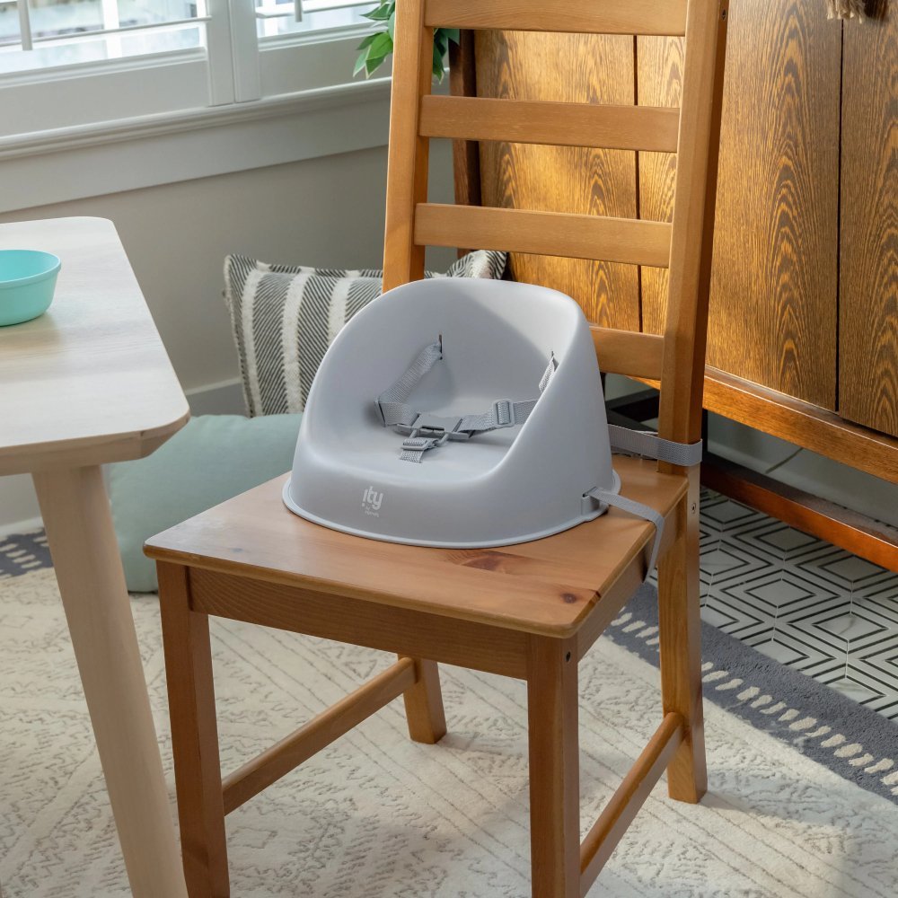 Scaun de masa si booster Ity by Ingenuity My Spot Easy-Clean grey – imaginea 3