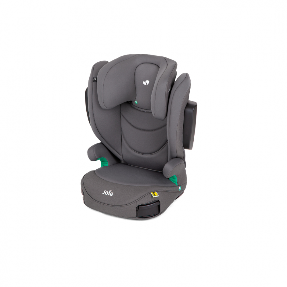 Scaun auto pentru copii Joie i-Trillo FX Thunder, 100-150 cm, certificat R129, tetiera reglabila, husa detasabila, SPS, suport pentru pahar