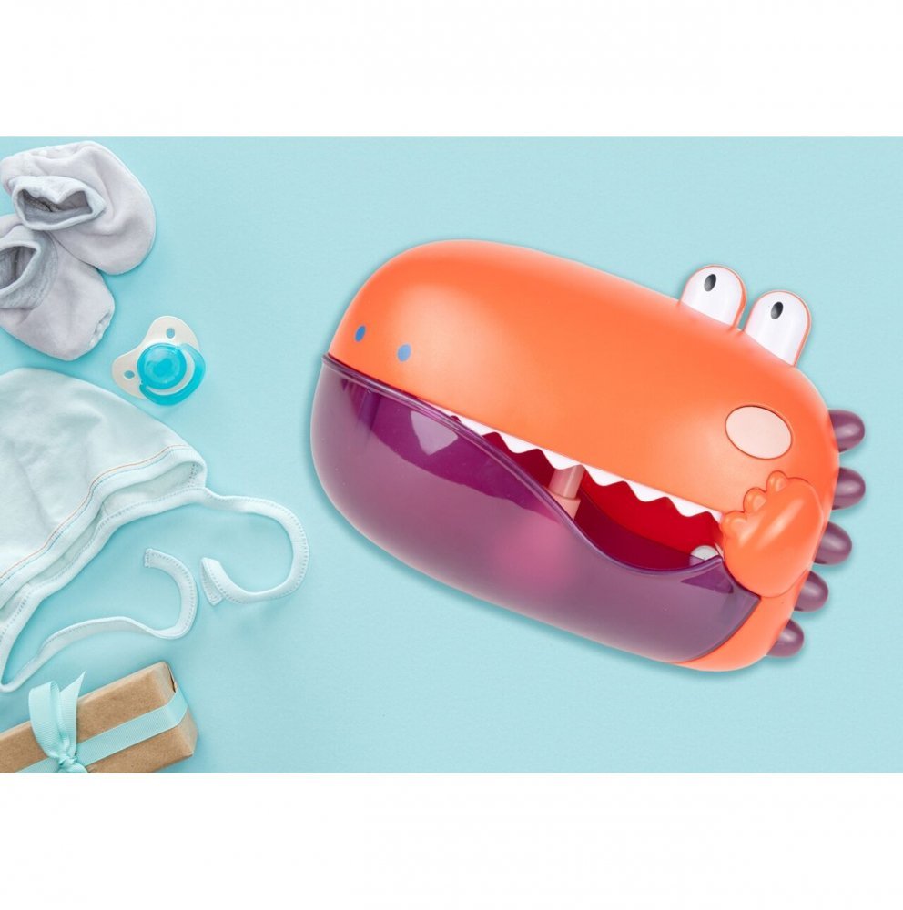 Jucarie de baie pentru facut baloane cu melodii Dino Orange – imaginea 6