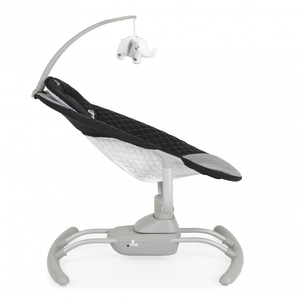 Leagan electric cu telecomanda si carusel Moni Rocky Gri – imaginea 4