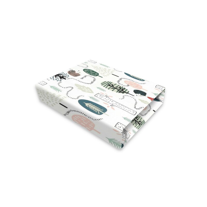 Lenjerie pat junior cu 3 piese Qmini 160×80 cm din bumbac Hedgehog