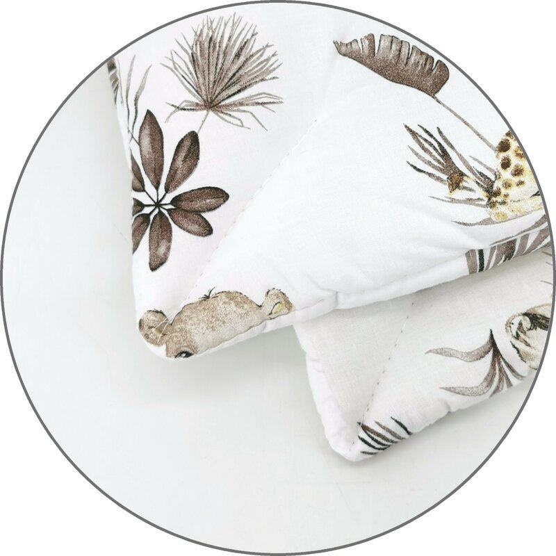 Lenjerie patut cu 3 piese MimiNu 120×60 cm din bumbac Savanna – imaginea 2