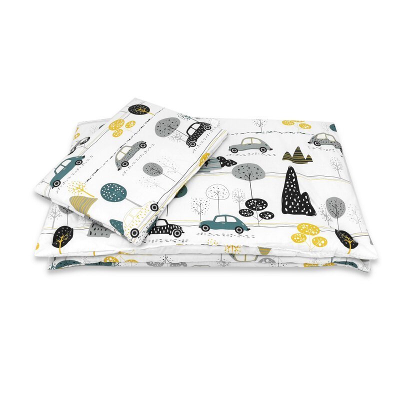 Lenjerie patut cu 5 piese MimiNu 120×60 cm din bumbac Childrens Journey – imaginea 4