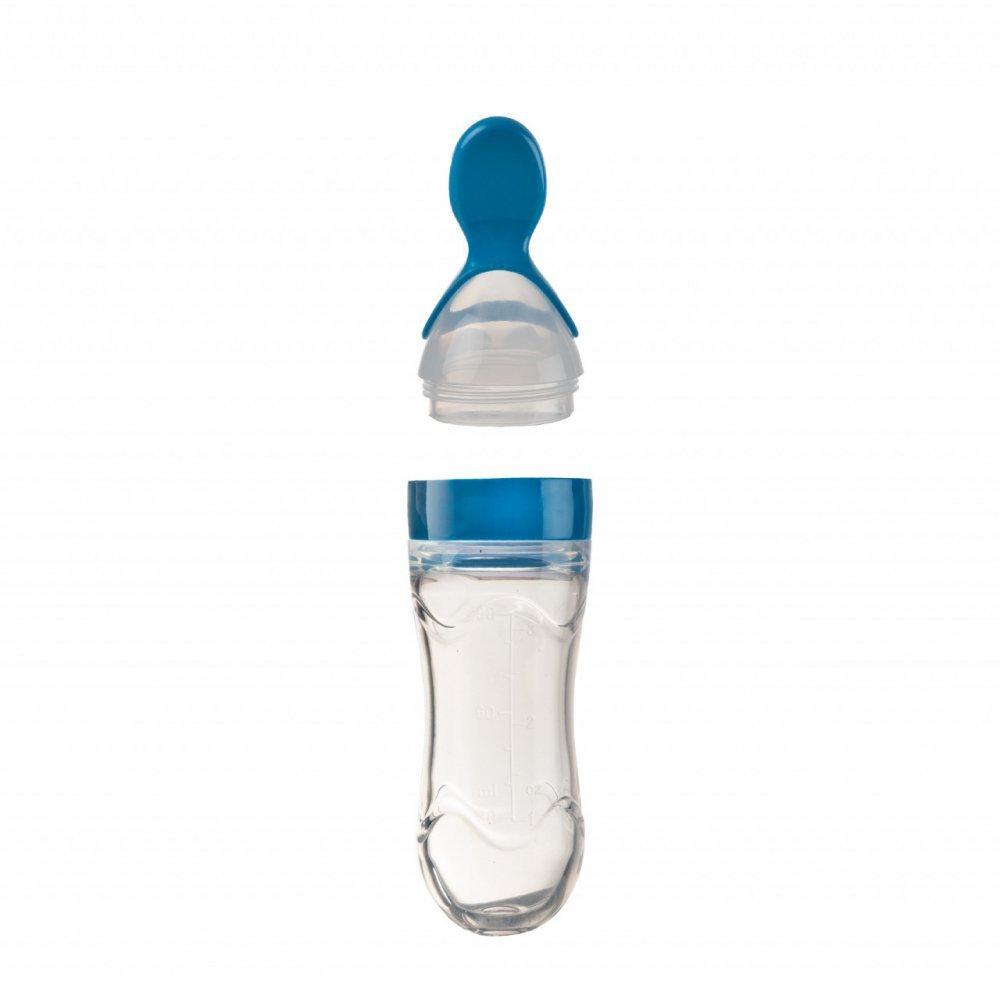 Lingurita cu rezervor pentru bebelusi BabyJem 90 ml Albastru – imaginea 3