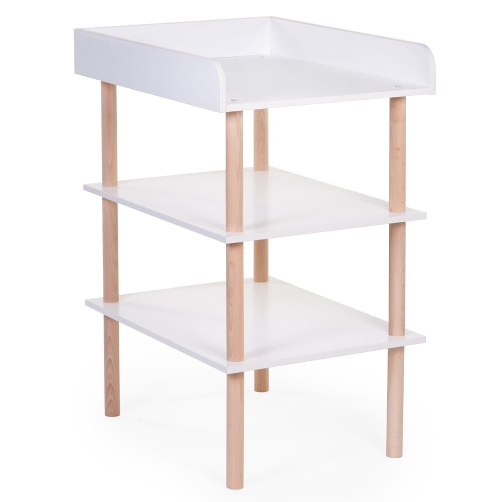 Masa de infasat Childhome natural alb – imaginea 4