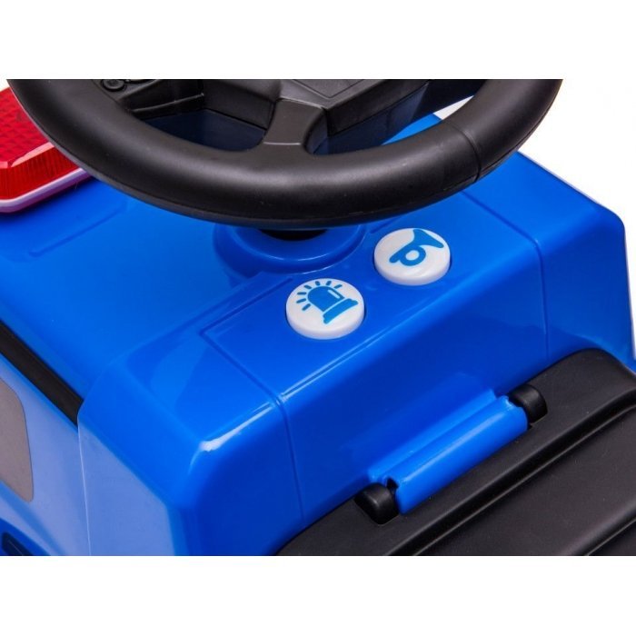 Masinuta pentru copii fara pedale Ecotoys Mercedes Politie Albastru, cu led, protectie anti-rasturnare, compartiment de depozitare, greutate maxim admisa 25 kg, recomandata copiilor de la 1 an – imaginea 5
