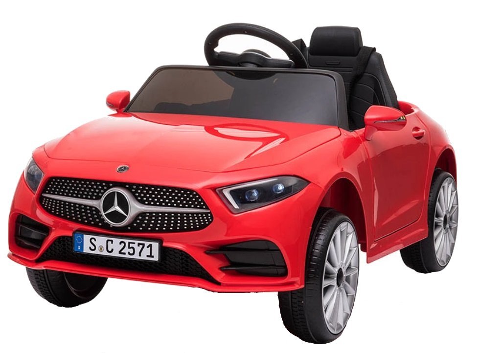 Masinuta electrica pentru copii Mercedes CLS350 Red 12V cu telecomanda, roti EVA, suspensii, deschidere usi si lumini – imaginea 2