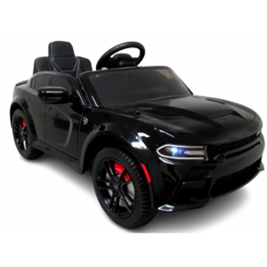 Masinuta electrica pentru copii SRT R-Sport Dodge 1-5 ani negru 90W cu telecomanda, roti EVA, pornire lenta, scaun piele, Mp3 si Usb, 107x68x53 cm – imaginea 2
